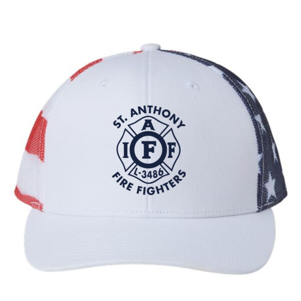 Kati - Printed Mesh Trucker Cap - Embroidered Logo Thumbnail