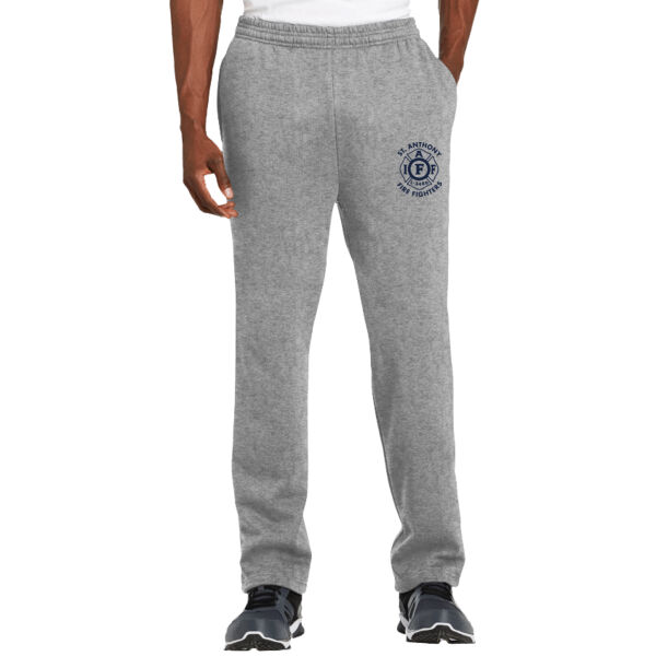 Sport-Tek® Open Bottom Sweatpant - Embroidered Logo Thumbnail