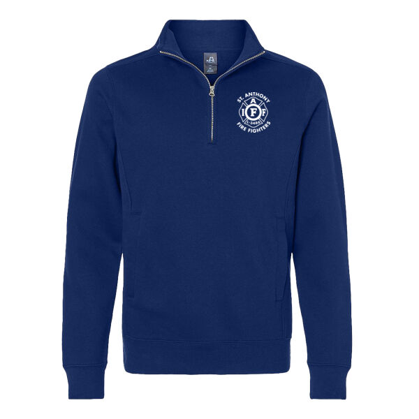 Unisex Heavyweight Fleece Quarter-Zip Sweatshirt - Embroidered Logo Thumbnail