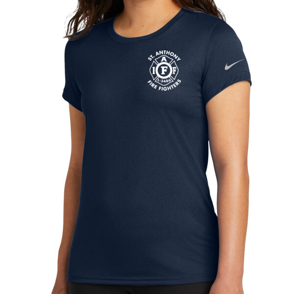 Nike Women's Swoosh Sleeve rLegend Tee - Printed Logos Thumbnail