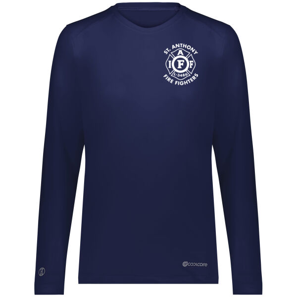 Holloway - Ladies Essential Long Sleeve Tee Powered by Coolcore® - Printed Logos Thumbnail