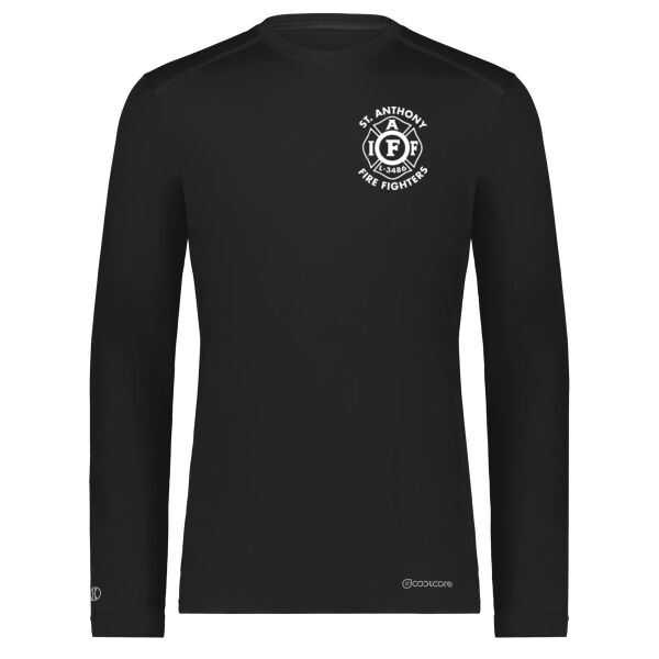 Holloway - Essential Long Sleeve Tee Powered by Coolcore® - Printed Logos Thumbnail