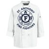 Eight Knot Button Chef Coat with Thermometer Pocket Thumbnail