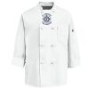 Eight Knot Button Chef Coat with Thermometer Pocket Thumbnail