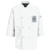 Eight Pearl Button Chef Coat with Thermometer Pocket Thumbnail