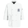 Eight Pearl Button Chef Coat with Thermometer Pocket Thumbnail